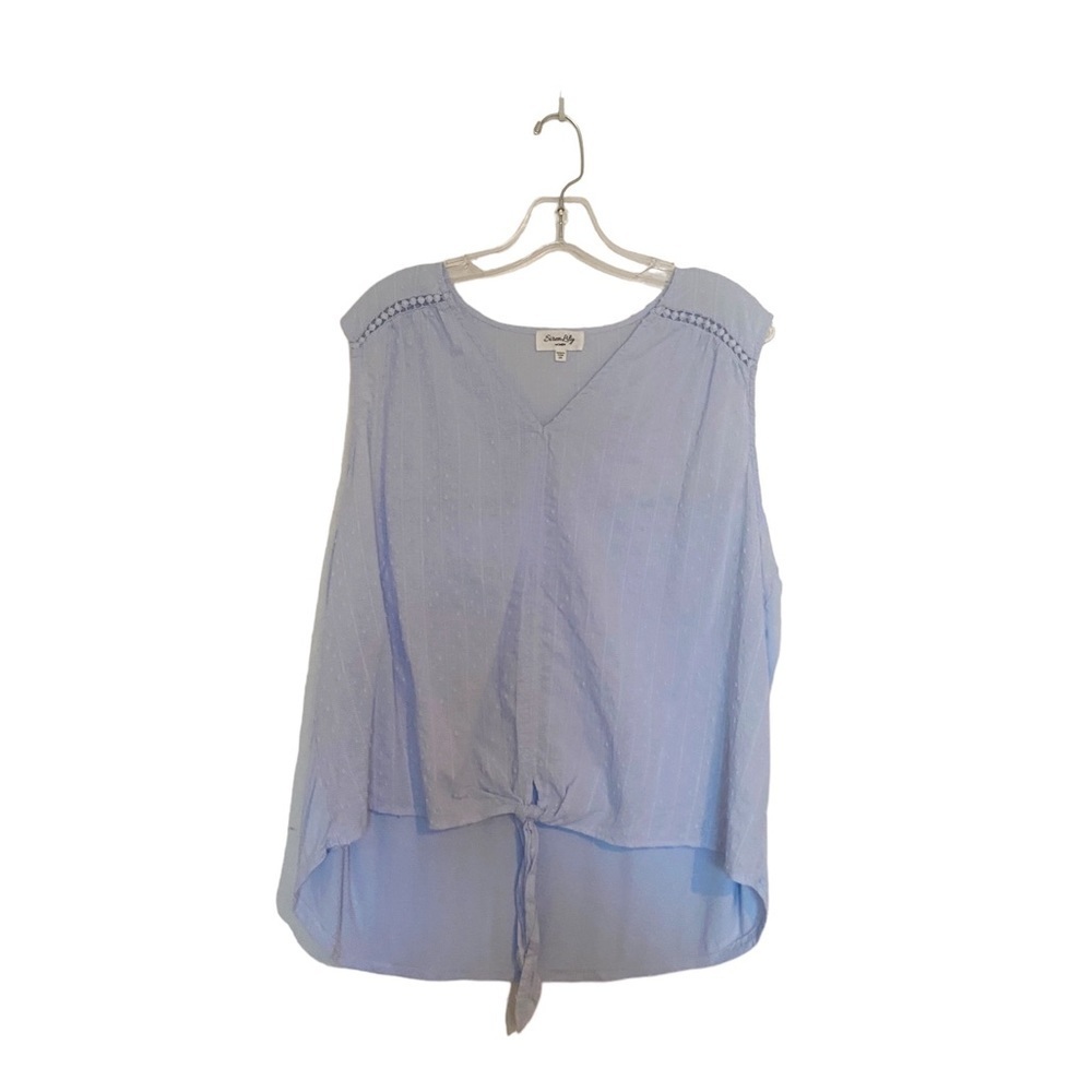 Siren Lily sleeveless Top Women Size 2X Summer Coastal - Picture 8 of 8